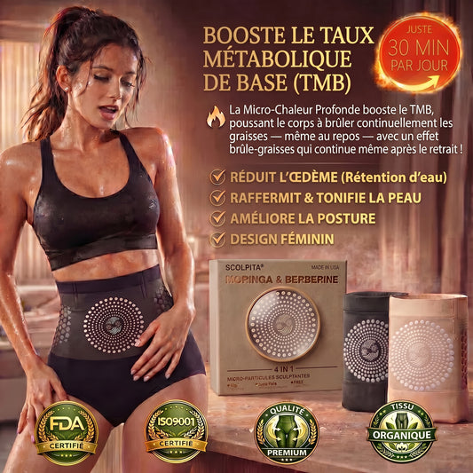 Scolpita® Short Brûle-Graisses Moringa & Berbérine