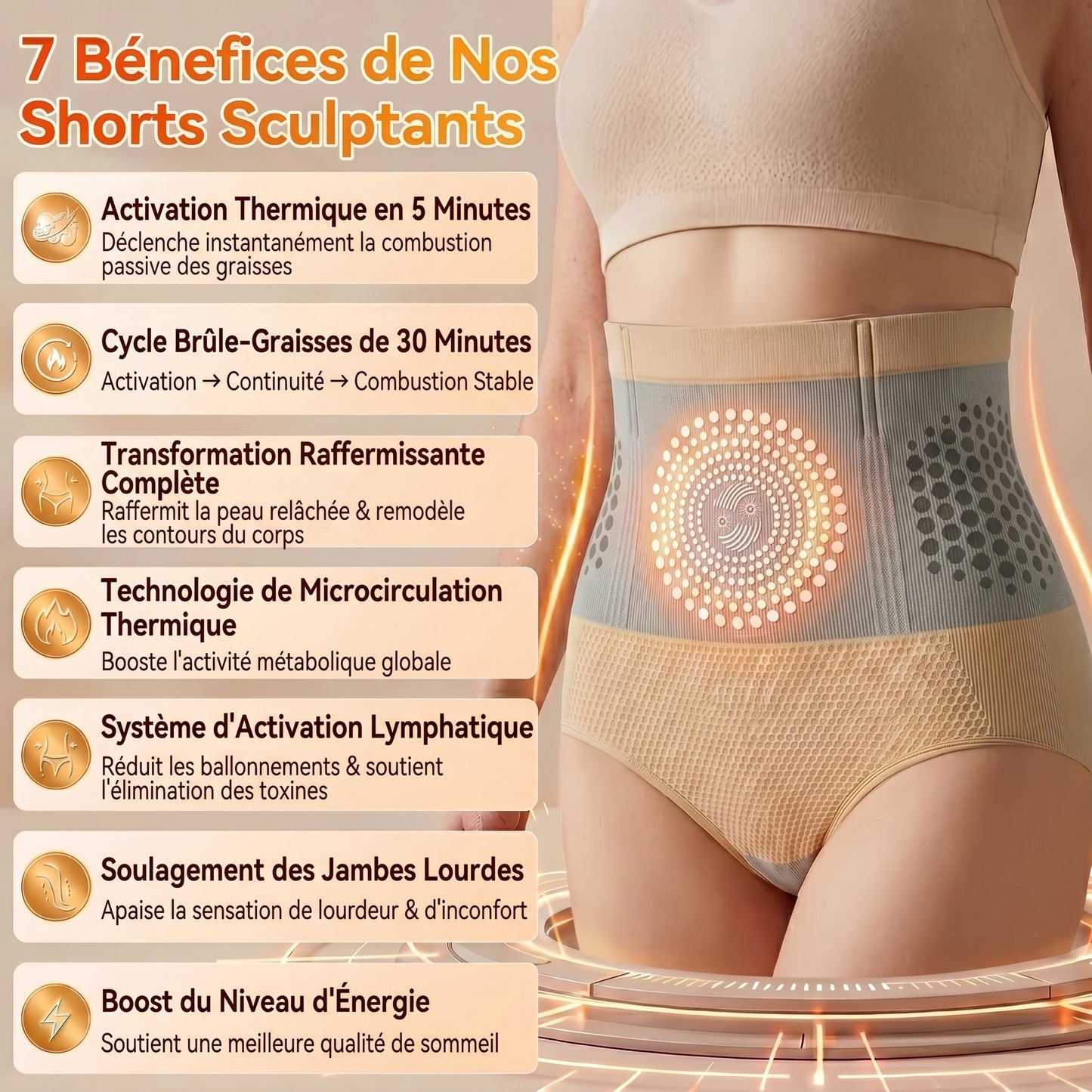 Scolpita® Short Brûle-Graisses Moringa & Berbérine